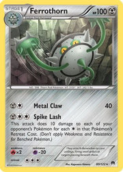 Ferrothorn 080  - Reverse Holofoil XY  BREAKpoint - Rare