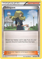 Delinquent 098/122  - Reverse Holofoil XY  BREAKpoint - Uncommon