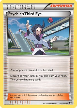 Psychic's Third Eye 108/122  XY  BREAKpoint - Uncommon
