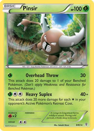 Pinsir 009/83  Generations - Rare
