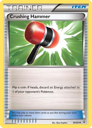 Crushing Hammer 060/83  - Reverse Holofoil Generations - Uncommon