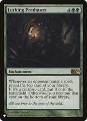 Lurking Predators (LIST-M10-190) - The List