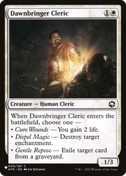 Dawnbringer Cleric (LIST-AFR-9) - The List