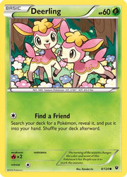 Deerling 008/124  - Reverse Holofoil XY  Fates Collide - Common