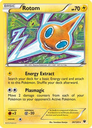 Rotom 024/124  - Reverse Holofoil XY  Fates Collide - Rare