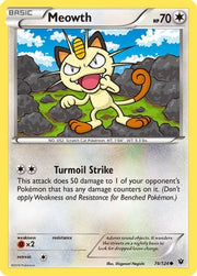 Meowth 074/124  XY  Fates Collide - Common