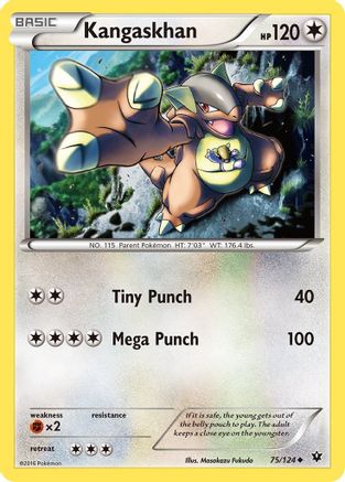 Kangaskhan 075/124  XY  Fates Collide - Uncommon