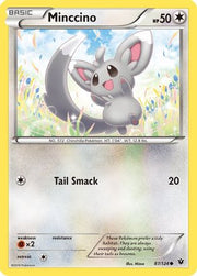 Minccino (87) 087/124  - Reverse Holofoil XY  Fates Collide - Common