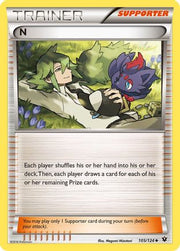 N (Supporter) 105/124  XY  Fates Collide - Uncommon