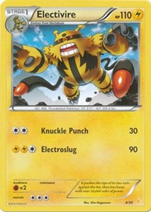 Electivire (25) 025  XY Trainer Kit Pikachu Libre & Suicune - Common
