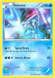 Suicune (30 030/30  - Holofoil XY Trainer Kit Pikachu Libre & Suicune - Common