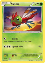 Yanma 006/114  - Reverse Holofoil XY  Steam Siege - Common