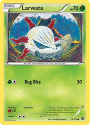 Larvesta 014/114  - Reverse Holofoil XY  Steam Siege - Common