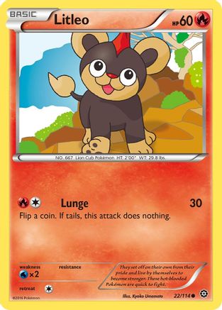 Litleo 022/114  XY  Steam Siege - Common