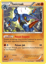 Toxicroak 059/114  - Reverse Holofoil XY  Steam Siege - Rare