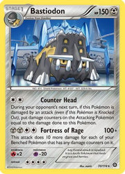 Bastiodon 070/114  - Reverse Holofoil XY  Steam Siege - Rare