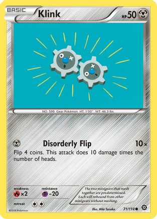 Klink 071/114  XY  Steam Siege - Common