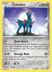 Cobalion 074/114  - Reverse Holofoil XY  Steam Siege - Rare