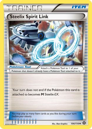 Steelix Spirit Link 106/114  XY  Steam Siege - Uncommon