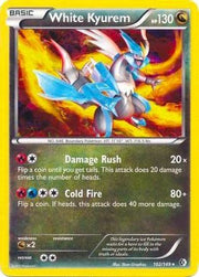White Kyurem 102/149  - Holofoil Deck Exclusives - Holo Rare