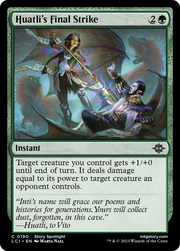 Huatli's Final Strike (LCI-190) - The Lost Caverns of Ixalan Foil