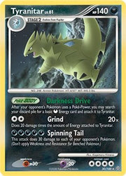 Tyranitar 030/100  - Holofoil Deck Exclusives - Holo Rare