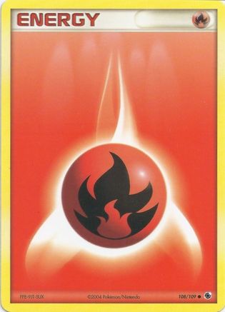 Fire Energy 108  EX Battle Stadium - Common