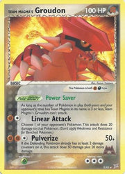 Team Magma's Groudon 009/095  Deck Exclusives - Rare