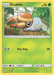 Grubbin 013/149  - Reverse Holofoil SM Base Set - Common