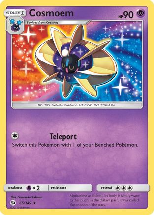 Cosmoem 065/149  - Reverse Holofoil SM Base Set - Rare