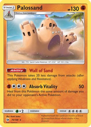 Palossand 075/149  SM Base Set - Rare