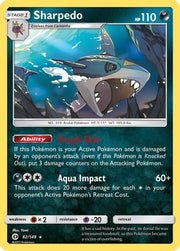 Sharpedo 082/149  - Reverse Holofoil SM Base Set - Holo Rare