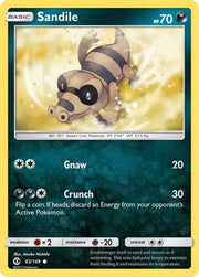 Sandile 083/149  - Reverse Holofoil SM Base Set - Common