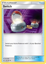 Switch 132/149  - Reverse Holofoil SM Base Set - Uncommon