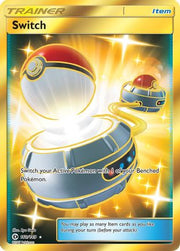 Switch (Secret) 160/149  - Holofoil SM Base Set - Secret Rare