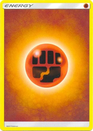 Fighting Energy (2017 Unnumbered) 169  - Reverse Holofoil SM Base Set - Common