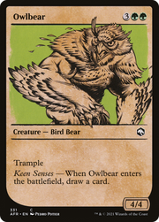 Owlbear (AFR-331) - Adventures in the Forgotten Realms: (Showcase)
