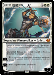 Gideon Blackblade (PRM-72285) - Magic Online Promos Foil