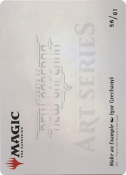 Make an Example // Make an Example (ASNC-056) - New Capenna Art Series (Borderless) Foil