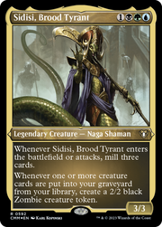 Sidisi, Brood Tyrant (CMM-592) - Commander Masters Etched Foil