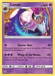Lunala 061/145  SM  Guardians Rising - Rare