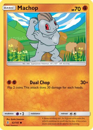 Machop (62) 062/145  SM  Guardians Rising - Common