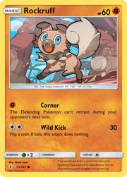 Rockruff 073/145  SM  Guardians Rising - Common