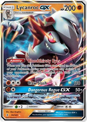 Lycanroc GX 074/145  - Holofoil SM  Guardians Rising - Ultra Rare