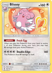 Blissey 102/145  - Holofoil SM  Guardians Rising - Holo Rare