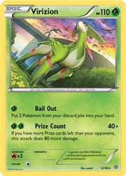 Virizion 012/098  Deck Exclusives - Rare