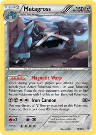 Metagross 049/098  - Holofoil Deck Exclusives - Holo Rare