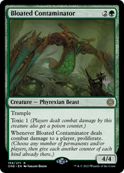 Bloated Contaminator (PPONE-159P) - Phyrexia: All Will Be One Promos Foil