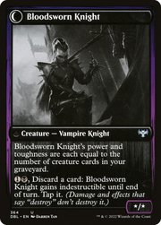 Bloodsworn Squire // Bloodsworn Knight (DBL-364) - Innistrad: Double Feature: (Double Faced Transform)