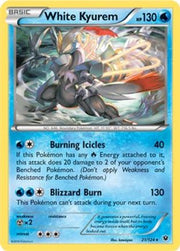 White Kyurem 021/124  Deck Exclusives - Rare